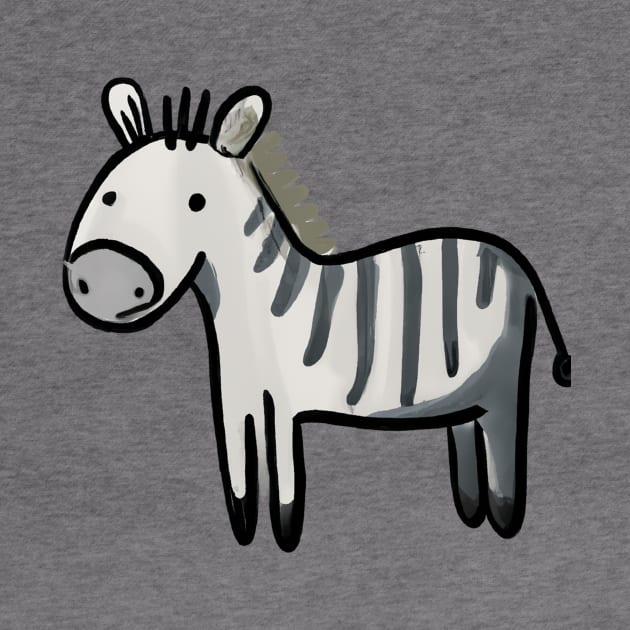 Cute Zebra Drawing by Play Zoo